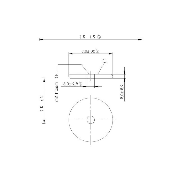 RFID, read-write data carrier, FIS045